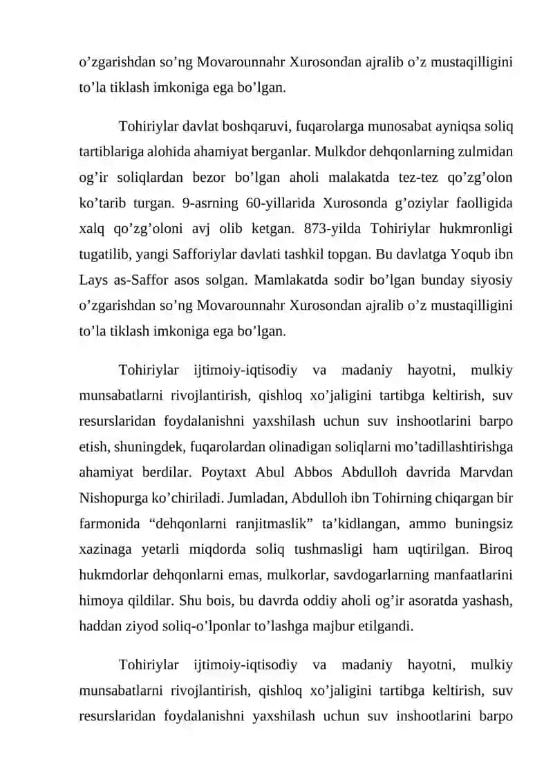 Tohiriylar va Somoniylar 4