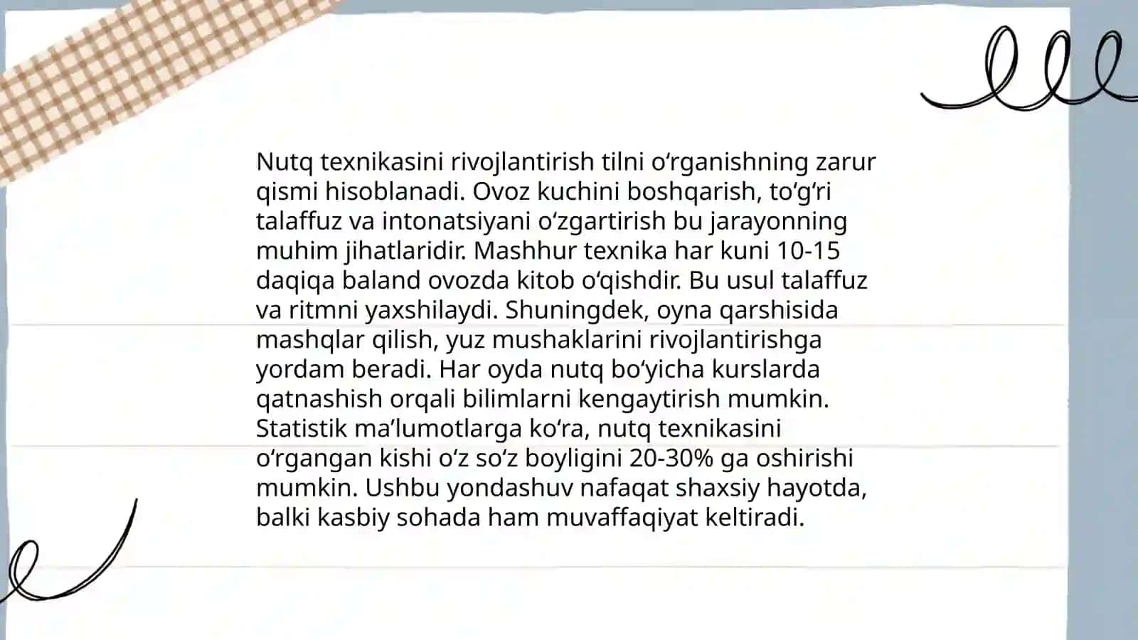 Nutq texnikasi va madaniyati 4