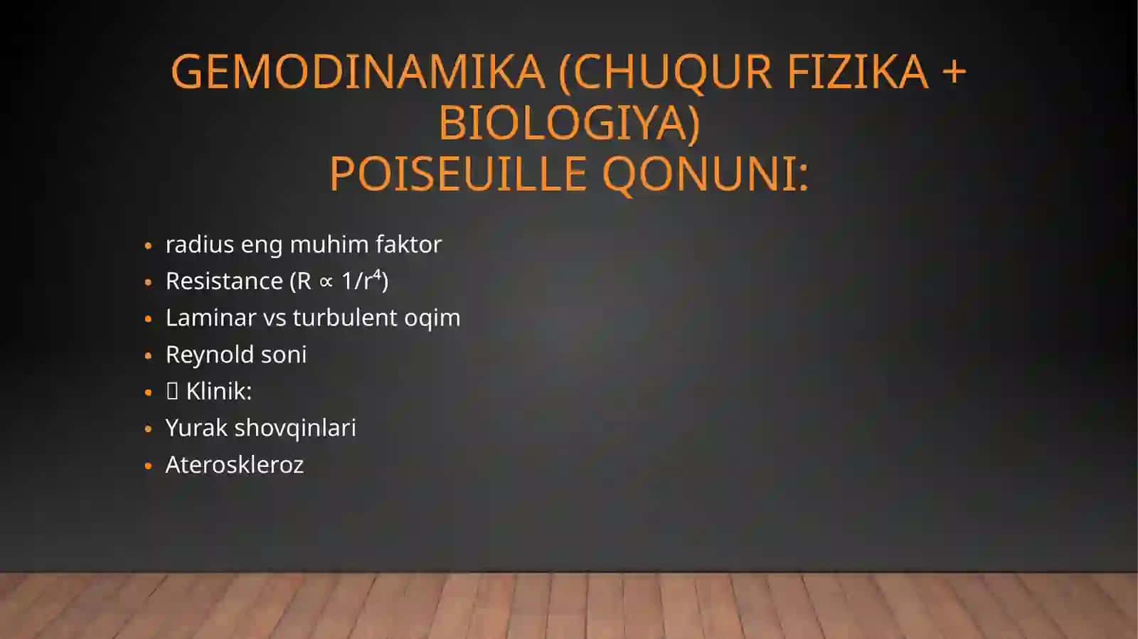 KARDIOVASKULYAR TIZIM (YADRO BLOK) 4