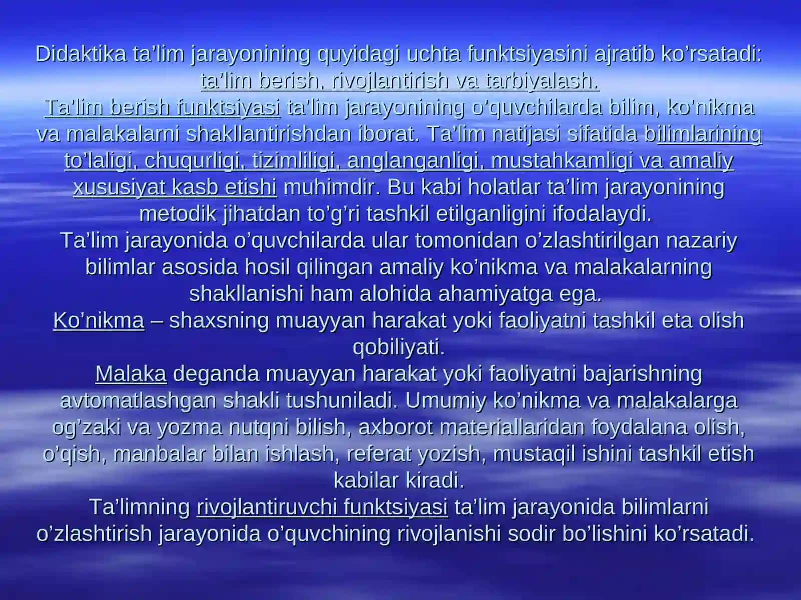 Yaxlit pedagogik jarayon 4