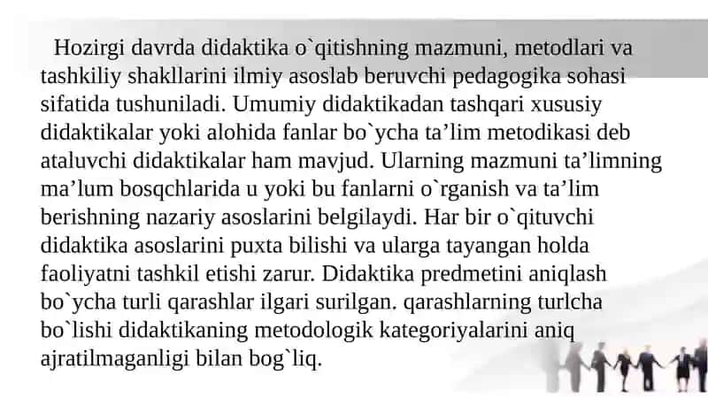 Ta'lim mazmuni tushunchasi 4