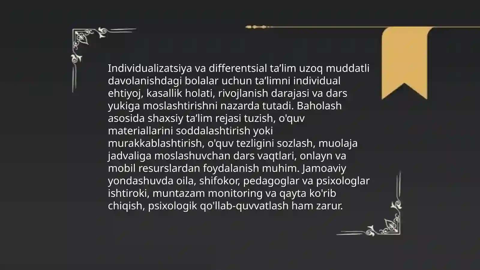 Gospital pedagogikaning asosiy tamoyillari 4