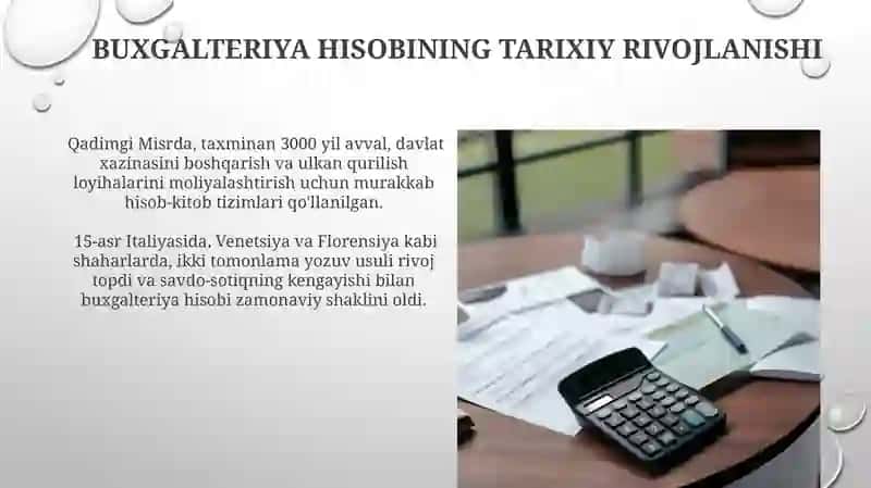 Buxgalteriya Hisobini Tashkil Etish 4