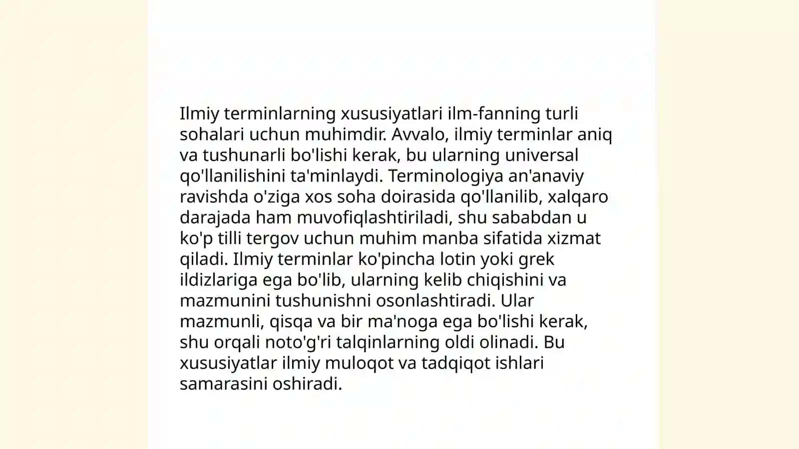 Ilmiy va texnik tarjimada terminologiyaning xususiyatlari 4