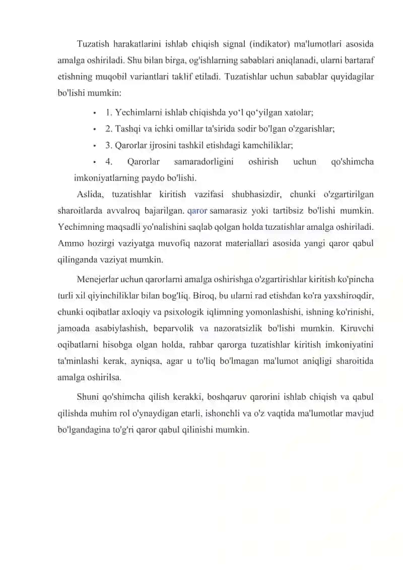 Menejmentda qaror qabul qilish. 4
