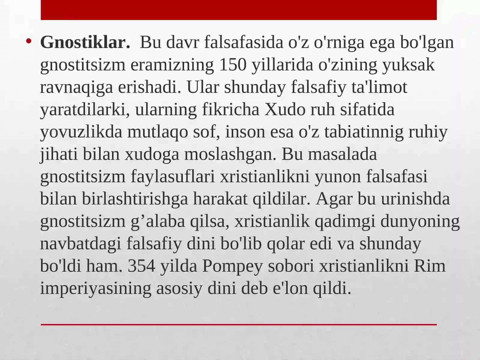 G`arbiy Yevropada o`rta asr,Uyg`onish va Yangi davr falsafasi 4