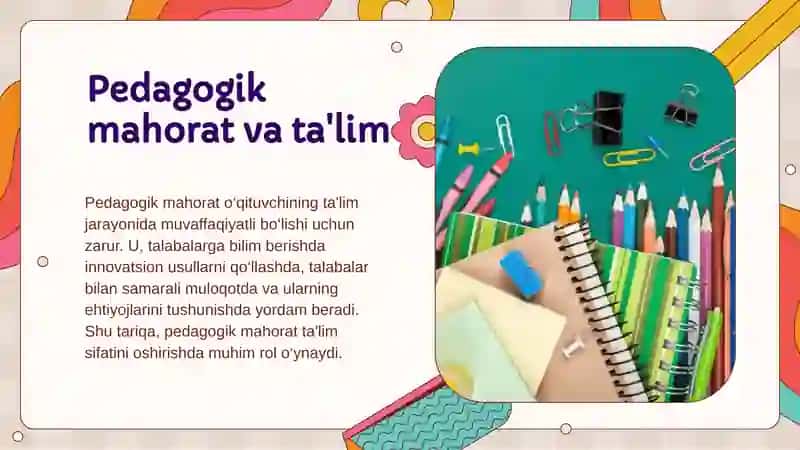 Pedagogik mahorat asoslari 4