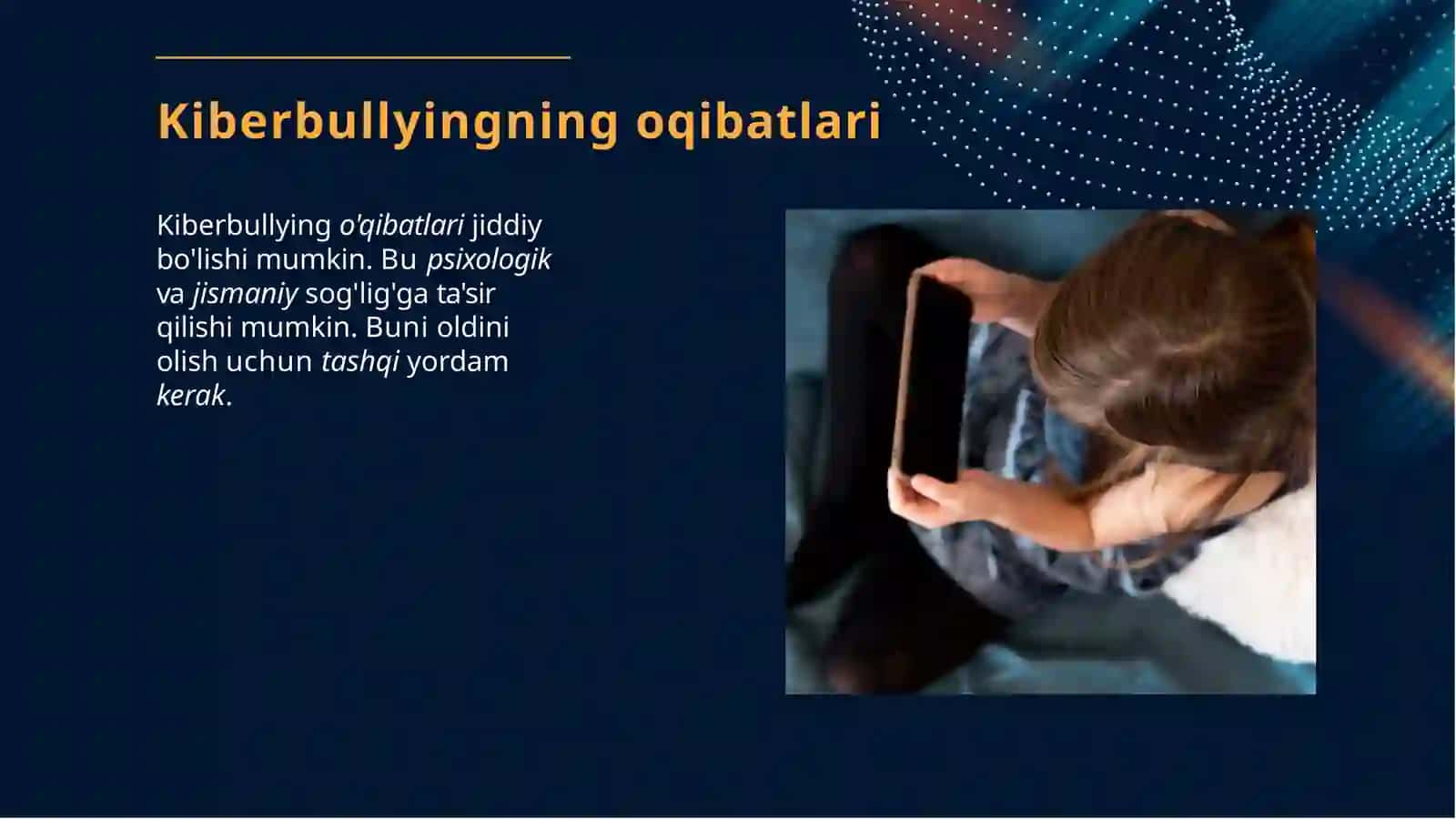 Cyberbullying:TushunchalariningMohiyati 4