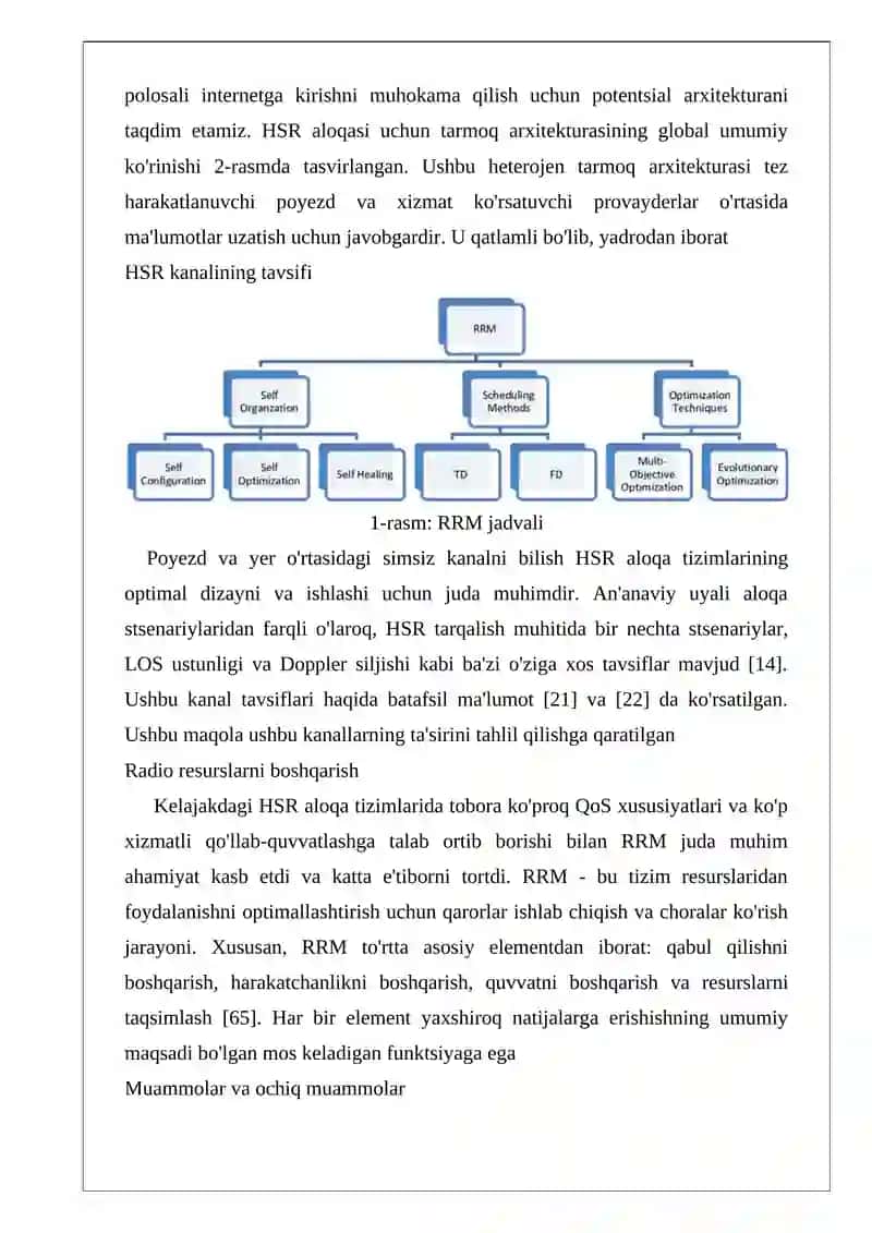 Zamonaviy uyali tizimlarda radio resurslarini boshqarish (Radio Resource Management): Asosiy tushunchalar va ta’riflar 4