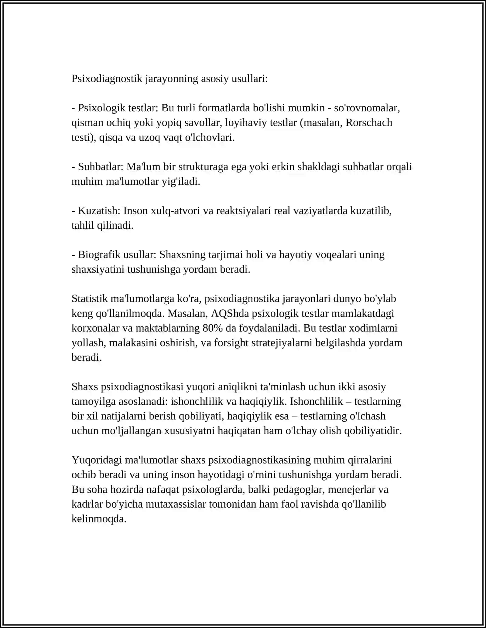 XARAKTER PSIXODIAGNOSTIKASI MAQSADLARI 4