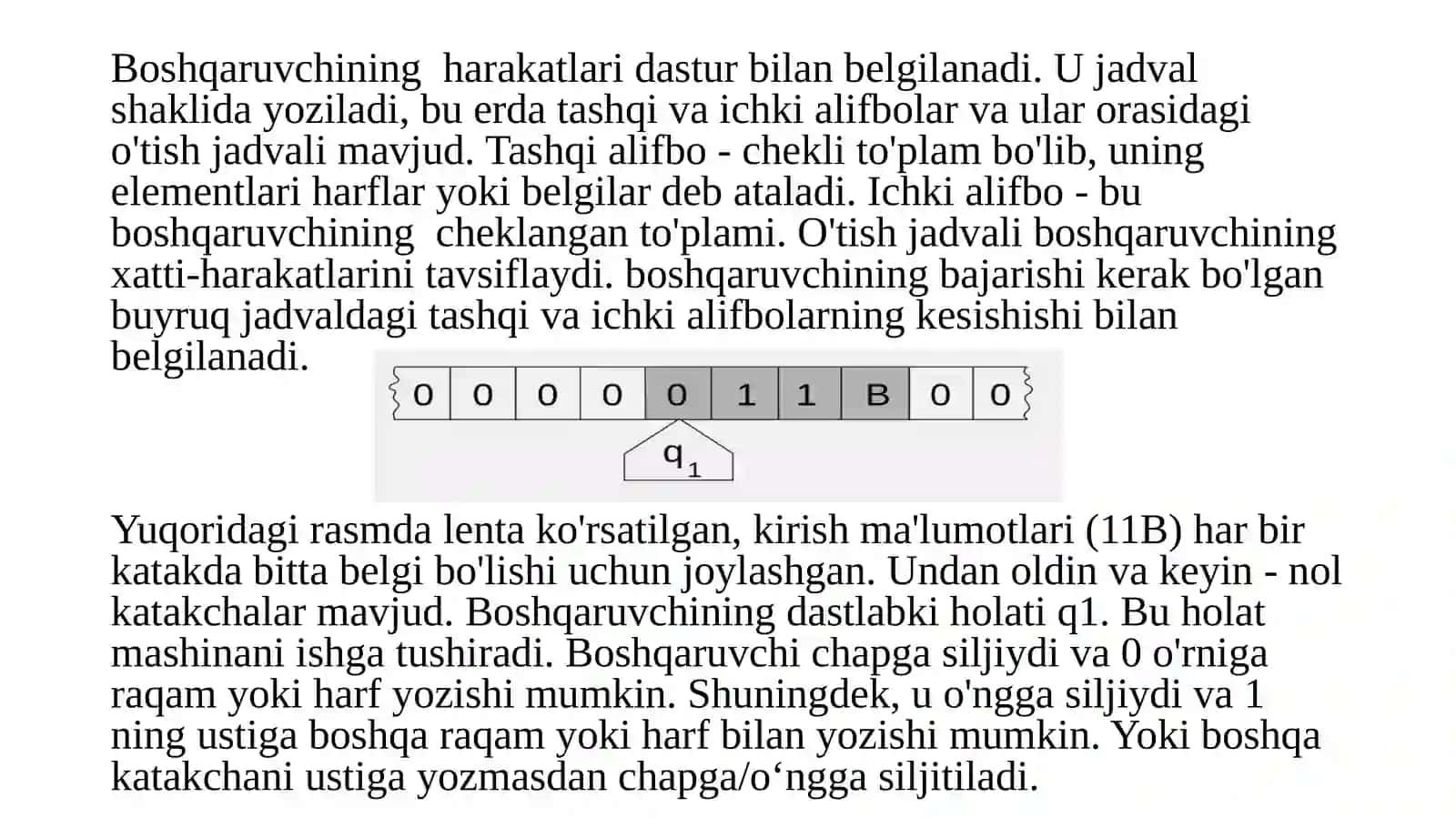 Tyuring mashinasi va tezisi 4