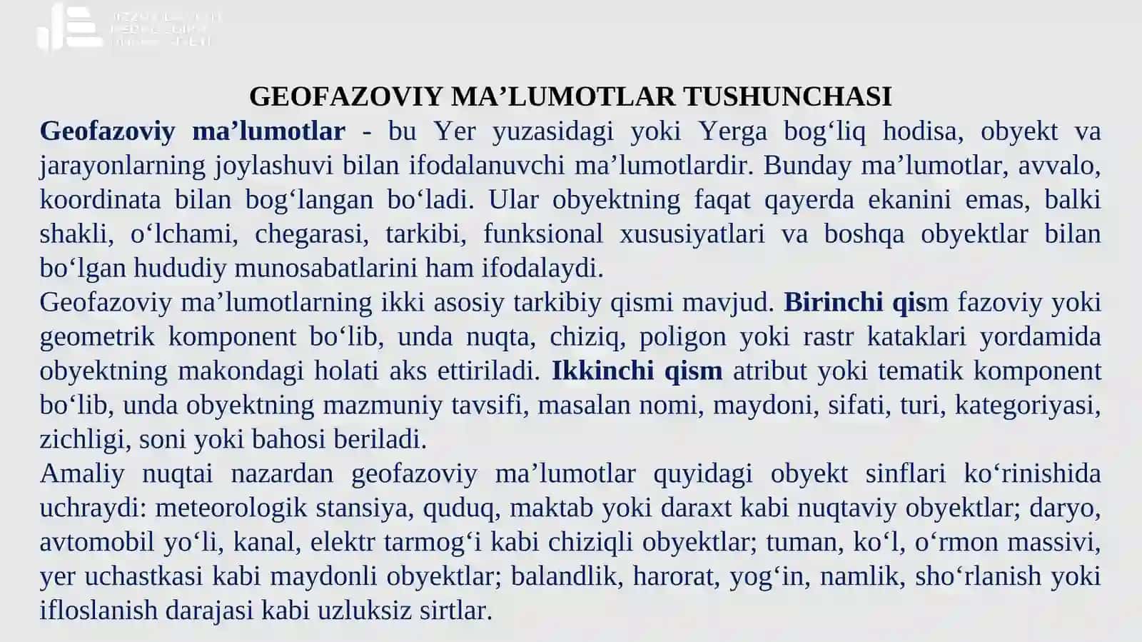 GEOFAZOVIY TAHLIL TUSHUNCHASI VA USULLARI 4
