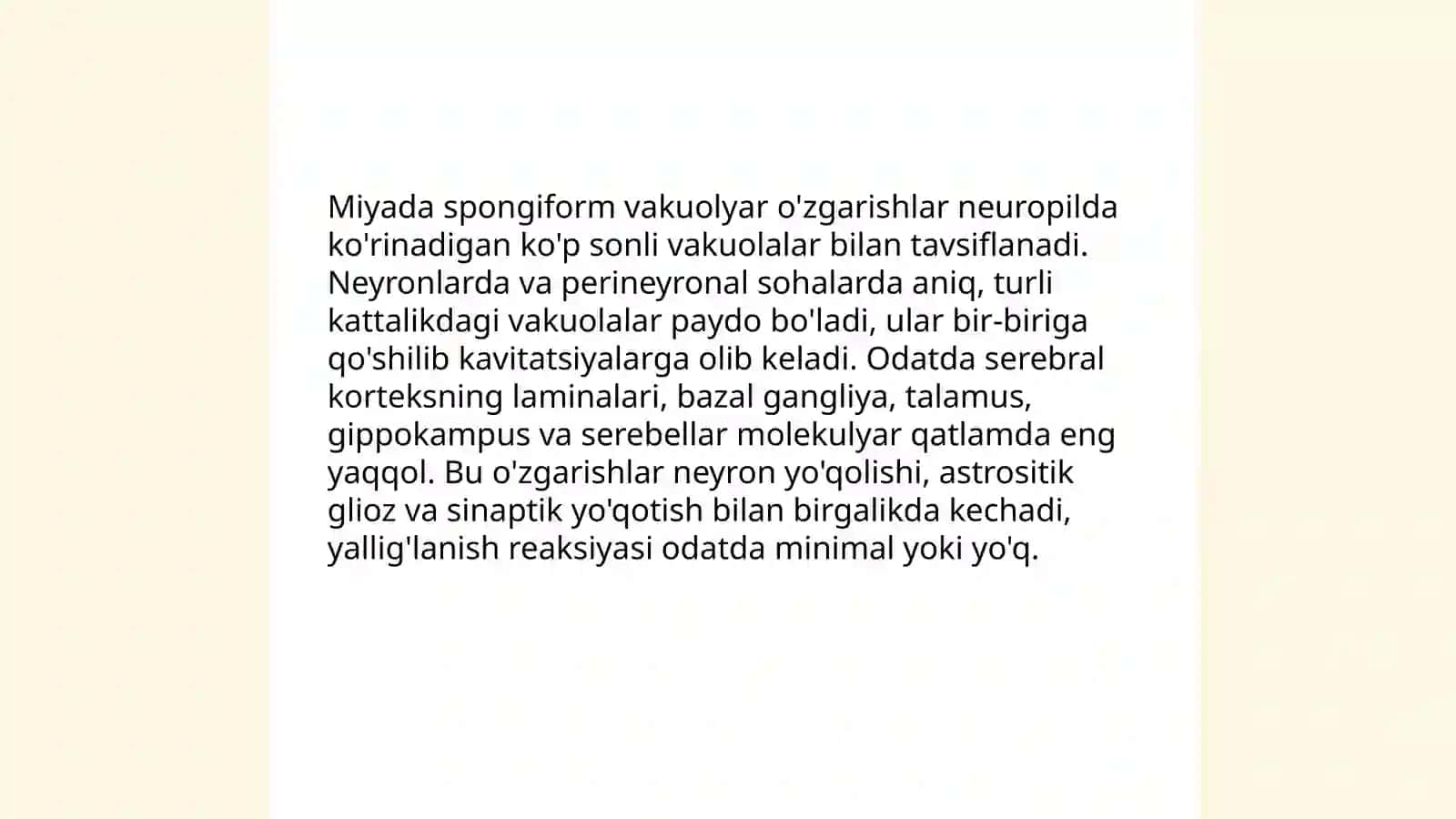 Prion kasalliklari patologik anatomiyasi 4