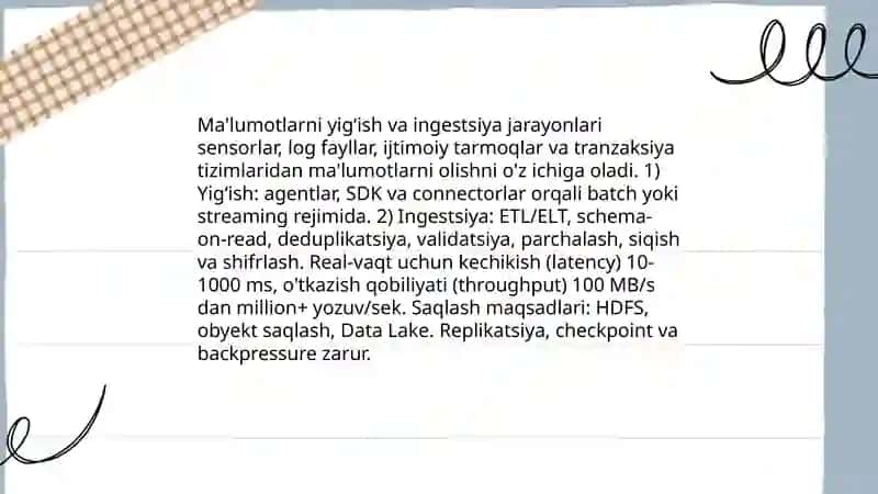 Big data bilan ishlash 4