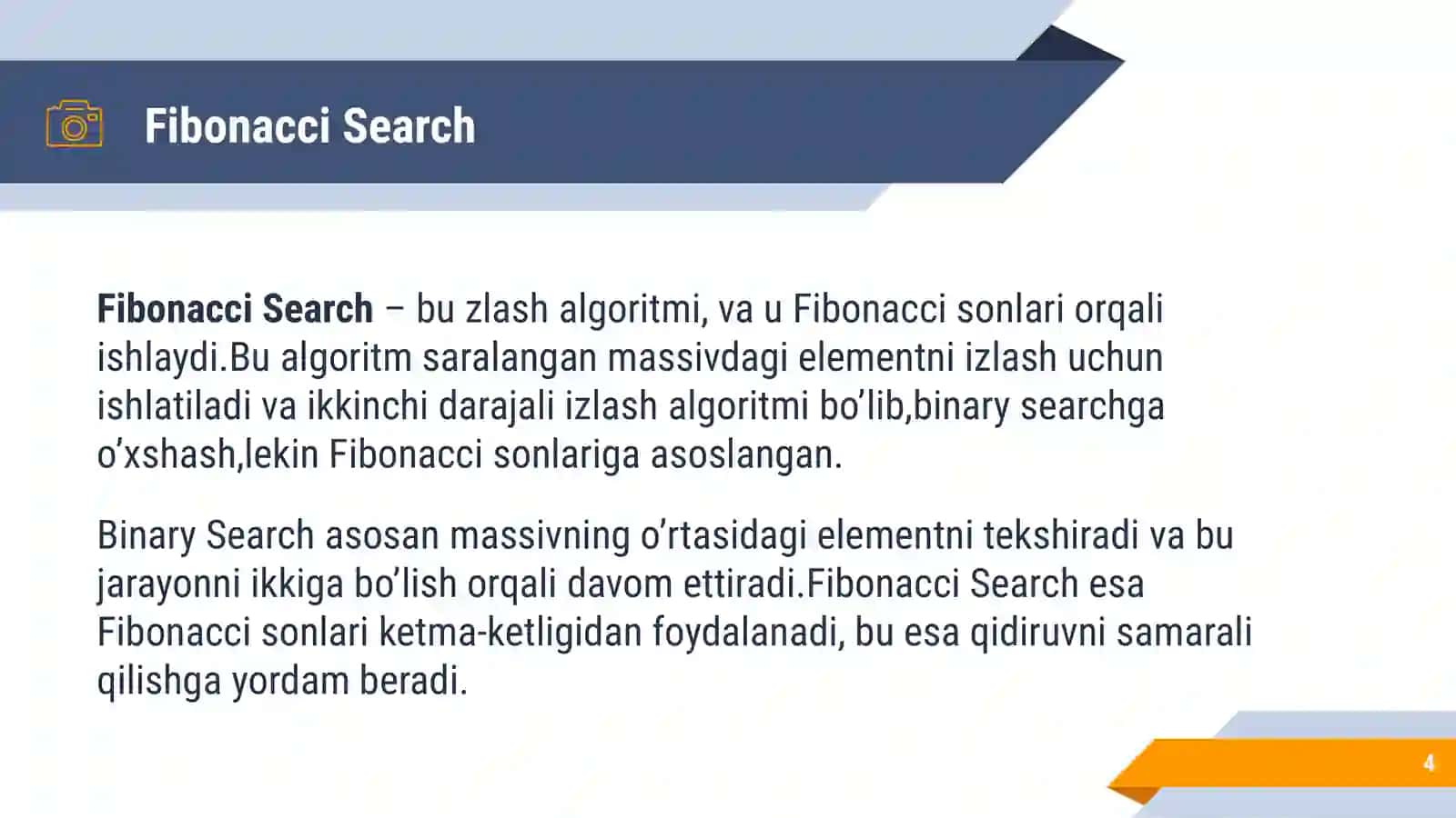 Fibonacci Search 4