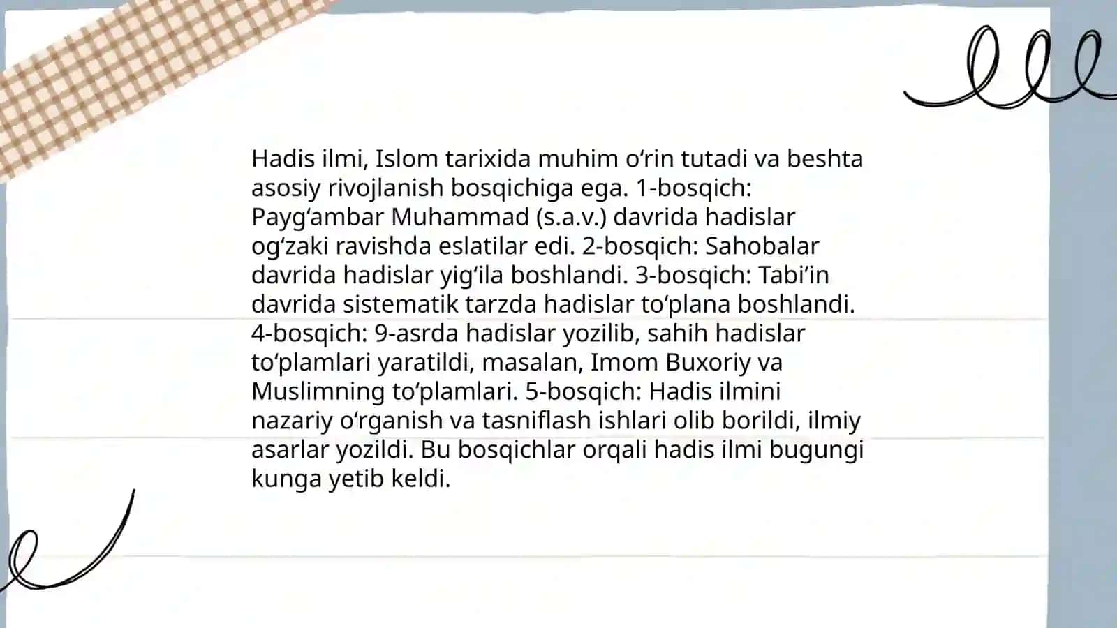 Buyuk Muhaddislarning hayoti va ijodi 4