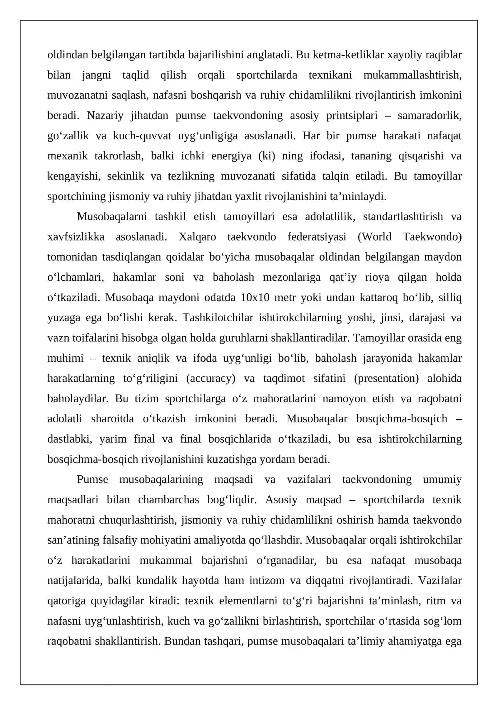 Pumsening umumiy nizomi taekvondo 4