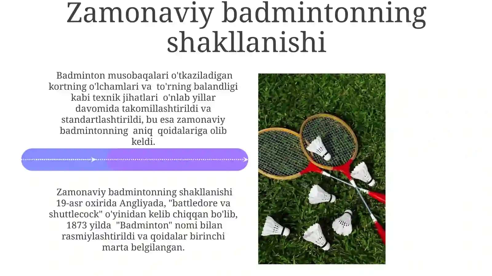 Badmintonning kelib chiqishi tarixi 4
