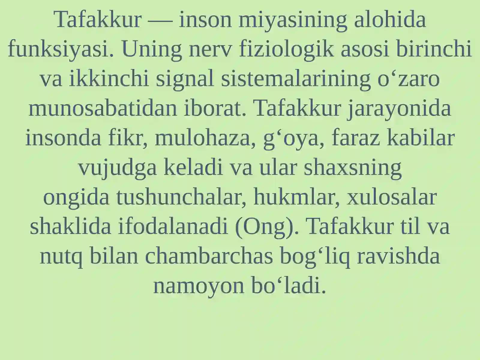 Tafakkur haqida tushuncha 4