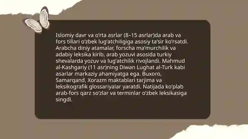 Oʻzbek lugʻatchiligi tarixi 4