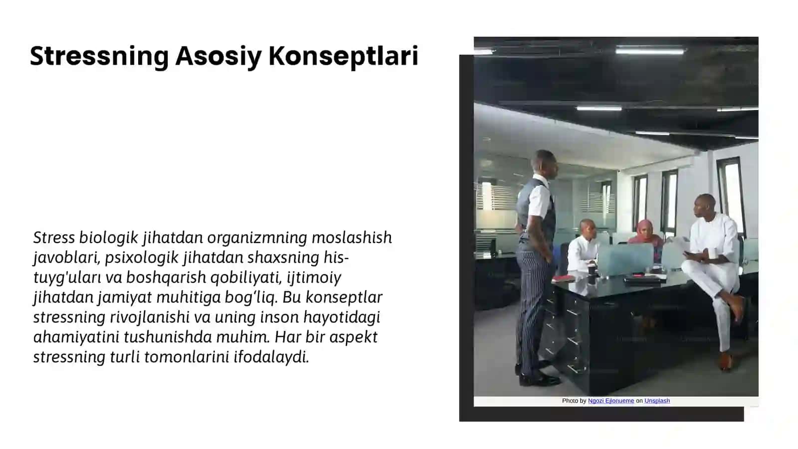 Stressning tarixi va zamonaviy tasnifi 4