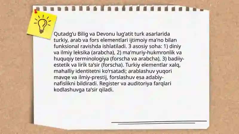 Qutadgʻu bilig va Devonu lugʻatit turk 4