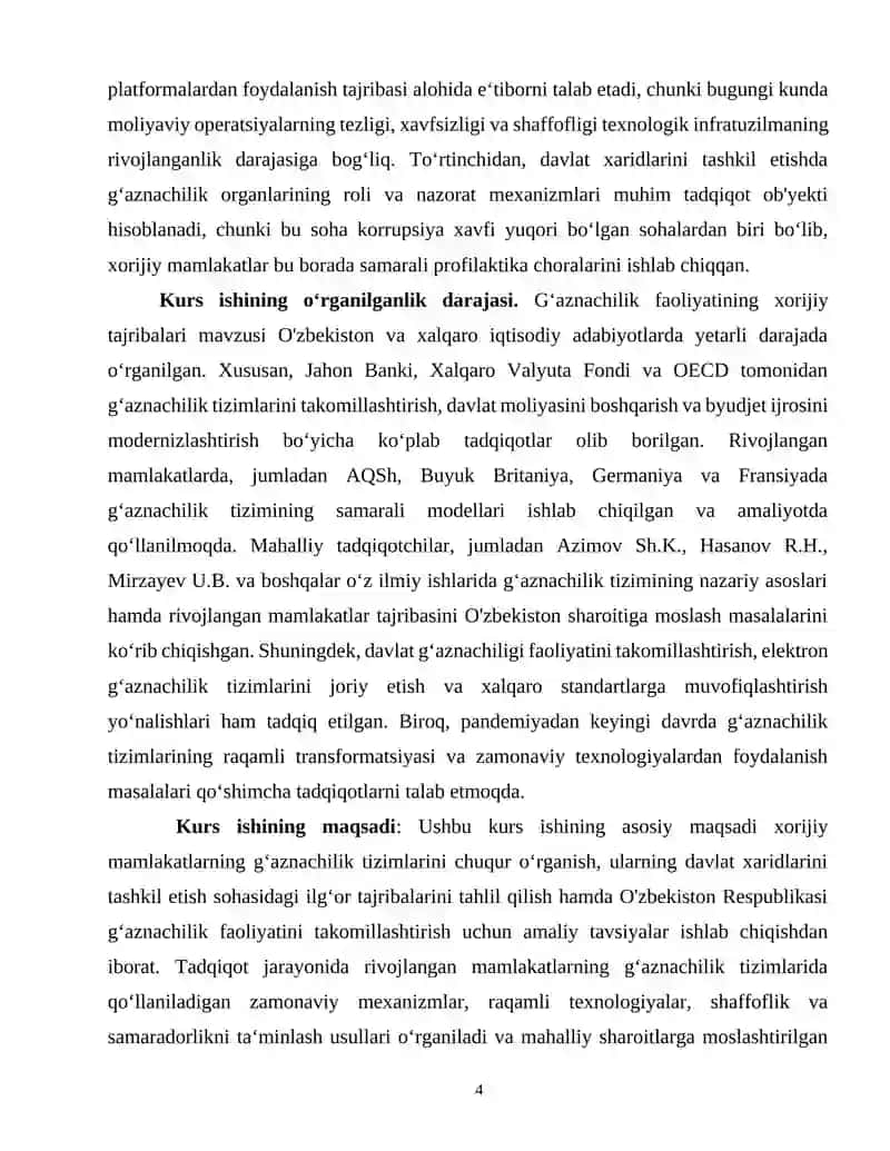 Gʻaznachilik faoliyatining xorij tajribalari 4