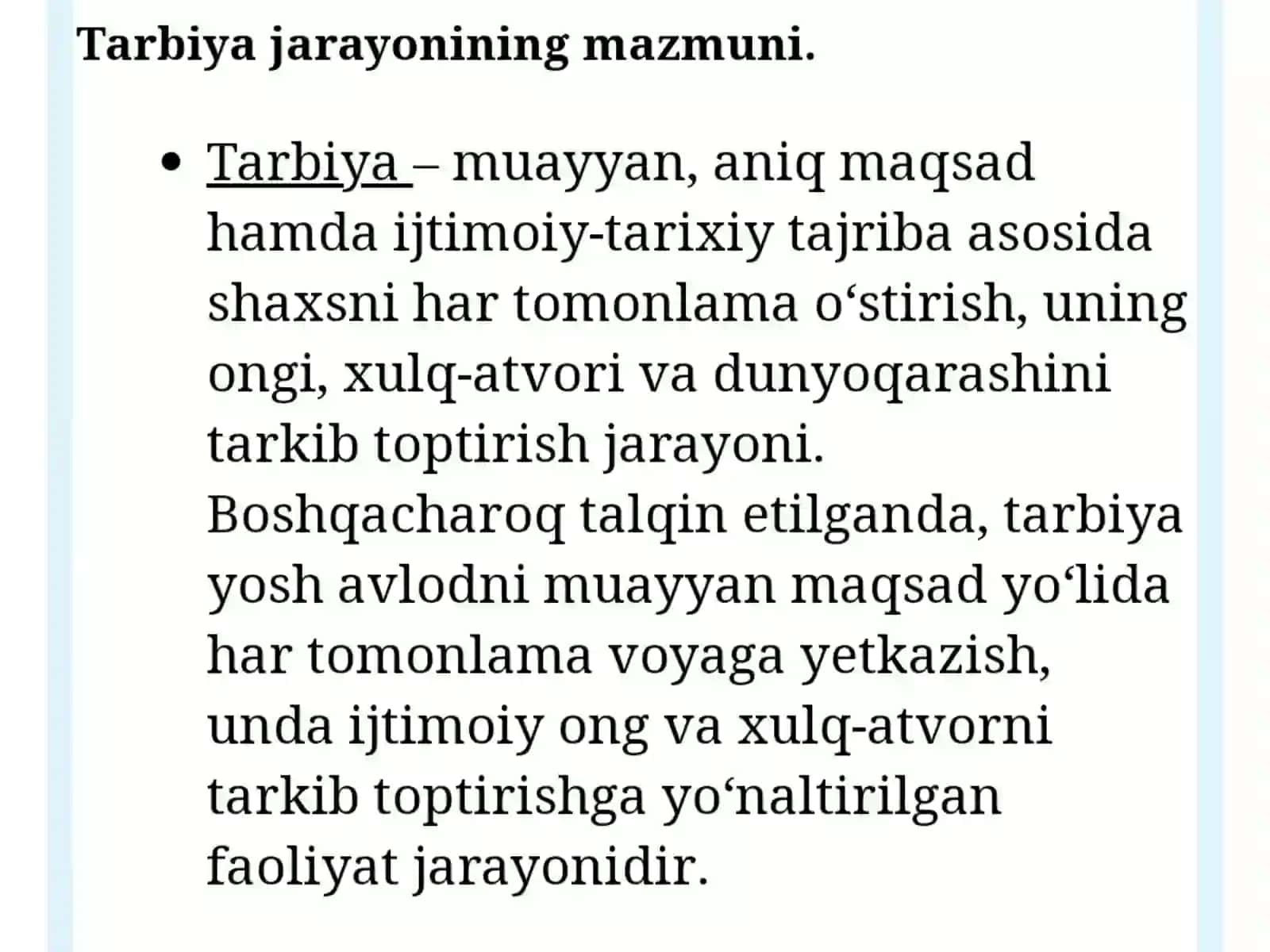 Tarbiyaviy jarayonning mazmuni va mohiyati 4