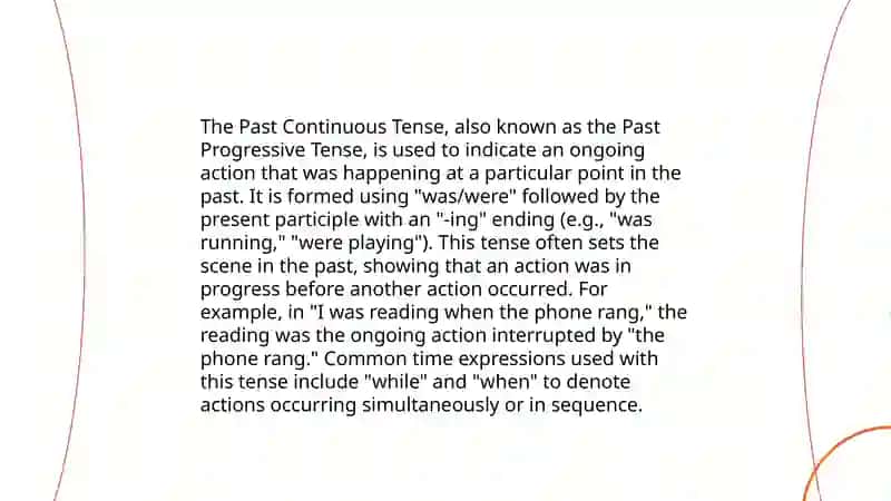 Past Tense Review 4