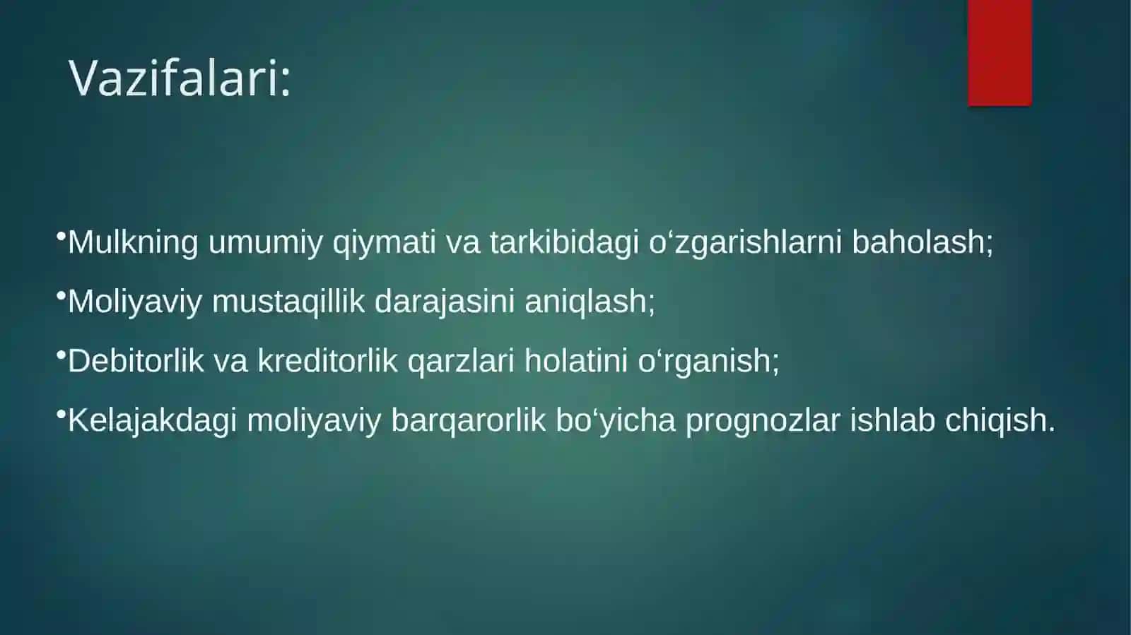 Buxgalteriya balansi tahlili 4