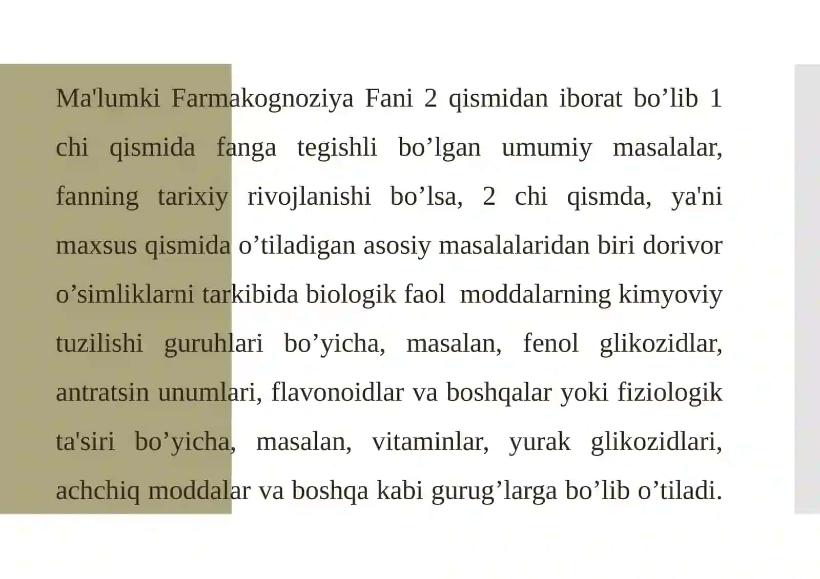 Farmakognoziya Fani 4