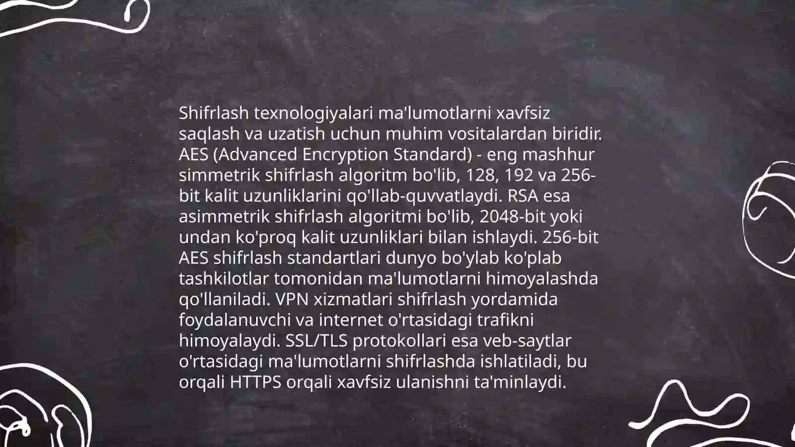 Axborotlarni himoyalashning texnik va dasturiy vositalari 4