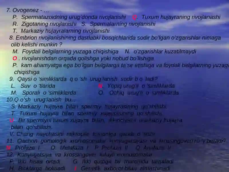 Belgilarning irsiylanishi 4