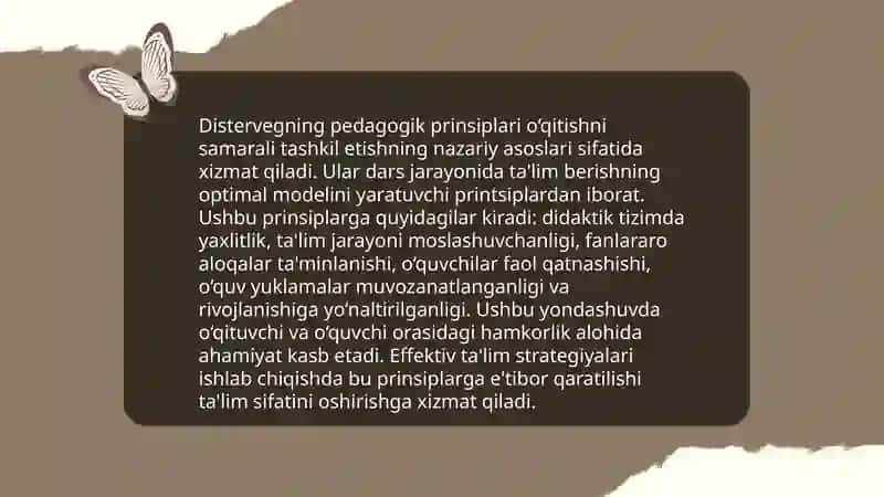 Adolf Disterveg ijtimoiy-pedagogik faoliyati 4