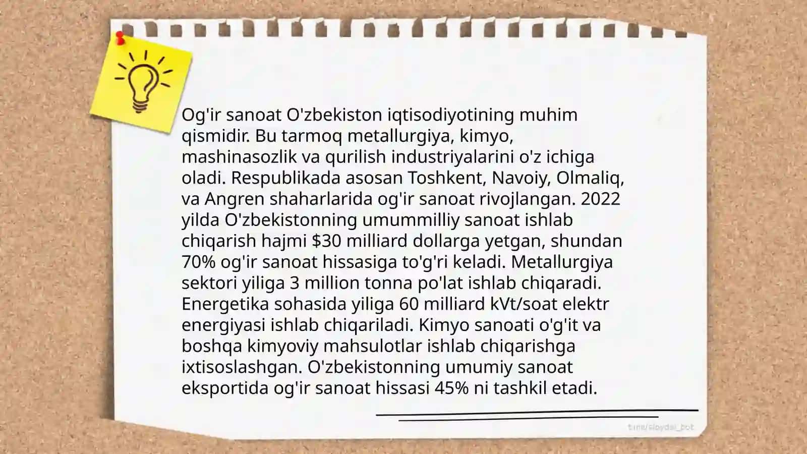 Sanoat tarmoqlari asoslari 4