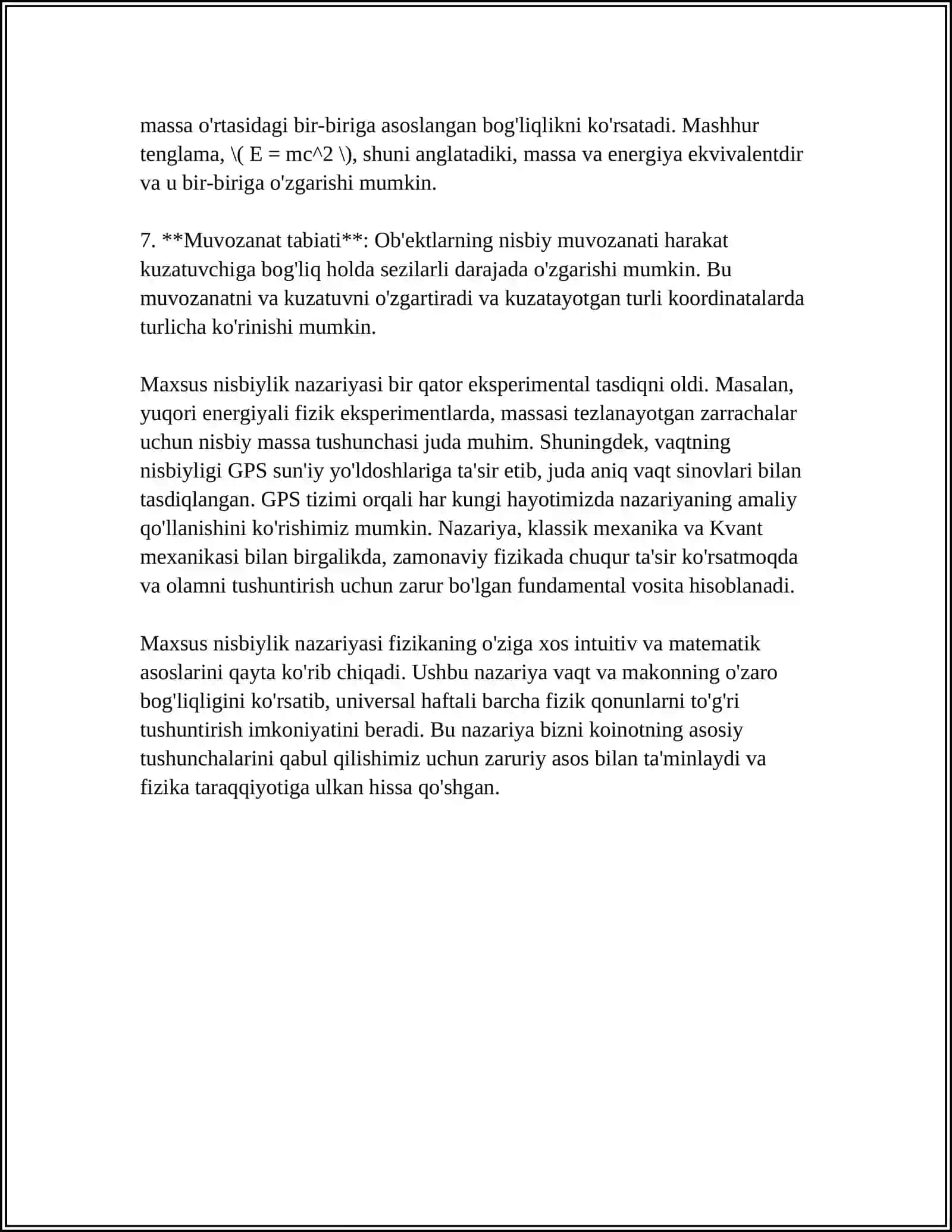 NISBIYLIK NAZARIYASI ELEMENTLARI 4