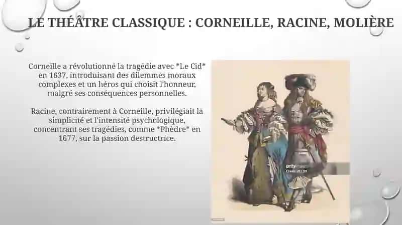 La littérature du XVII siécle:Un âge d'or français 4