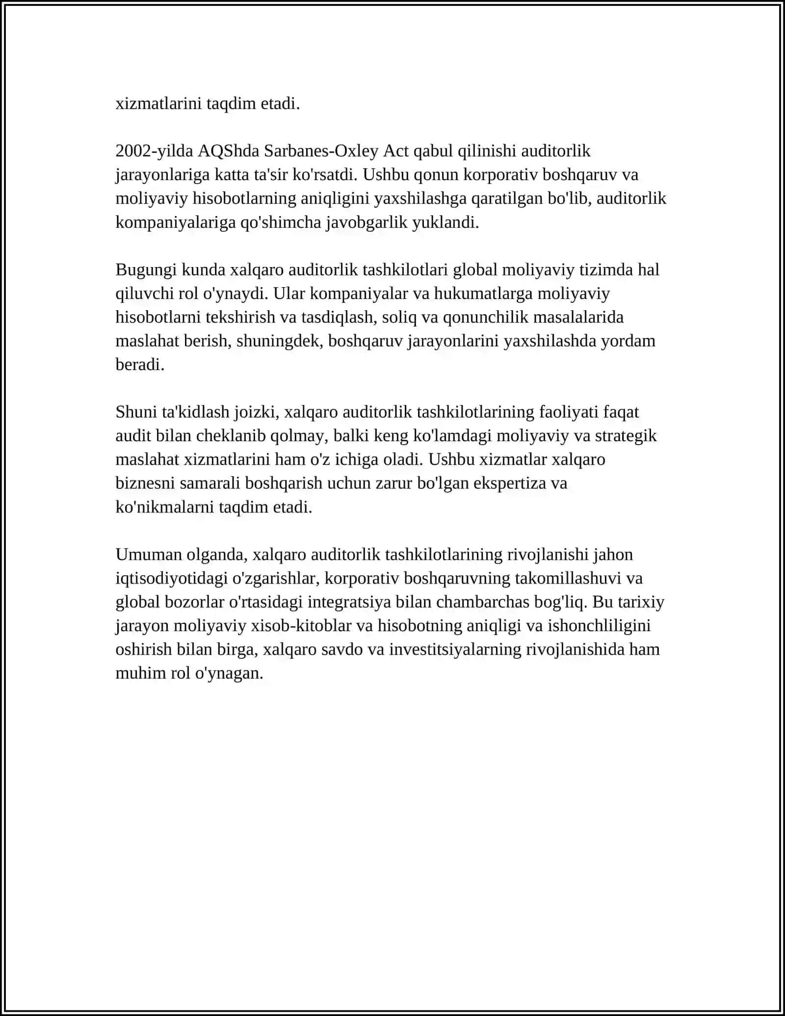 Xalqaro Auditorlik Tashkilotlari 4