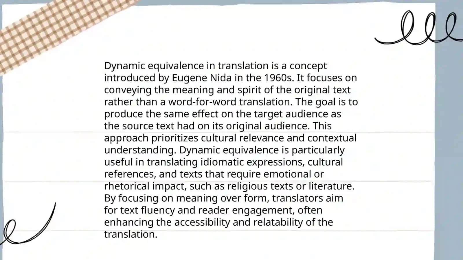 Equivalence in translation. Types of translation 4