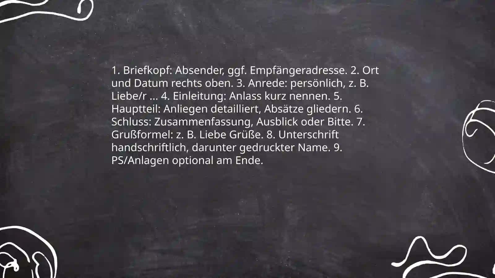 Brief schreiben 4