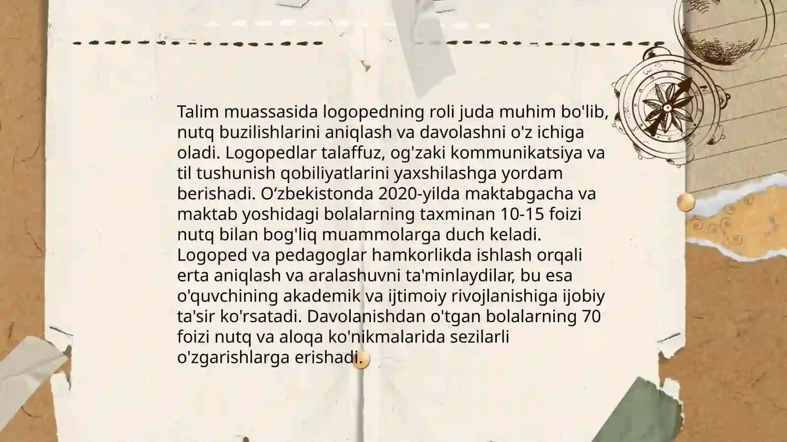 Logopedning ish hujjatlari turlari 4