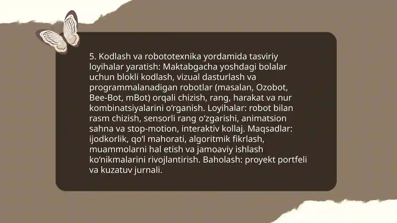 Maktabgacha ta'lim tashkilotlarida STEAM ta'lim texnologiyalari orqali tasviriy faoliyatni tashkil etish 4