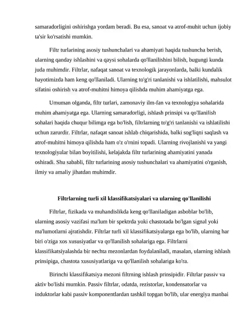 Filtr turlari 4