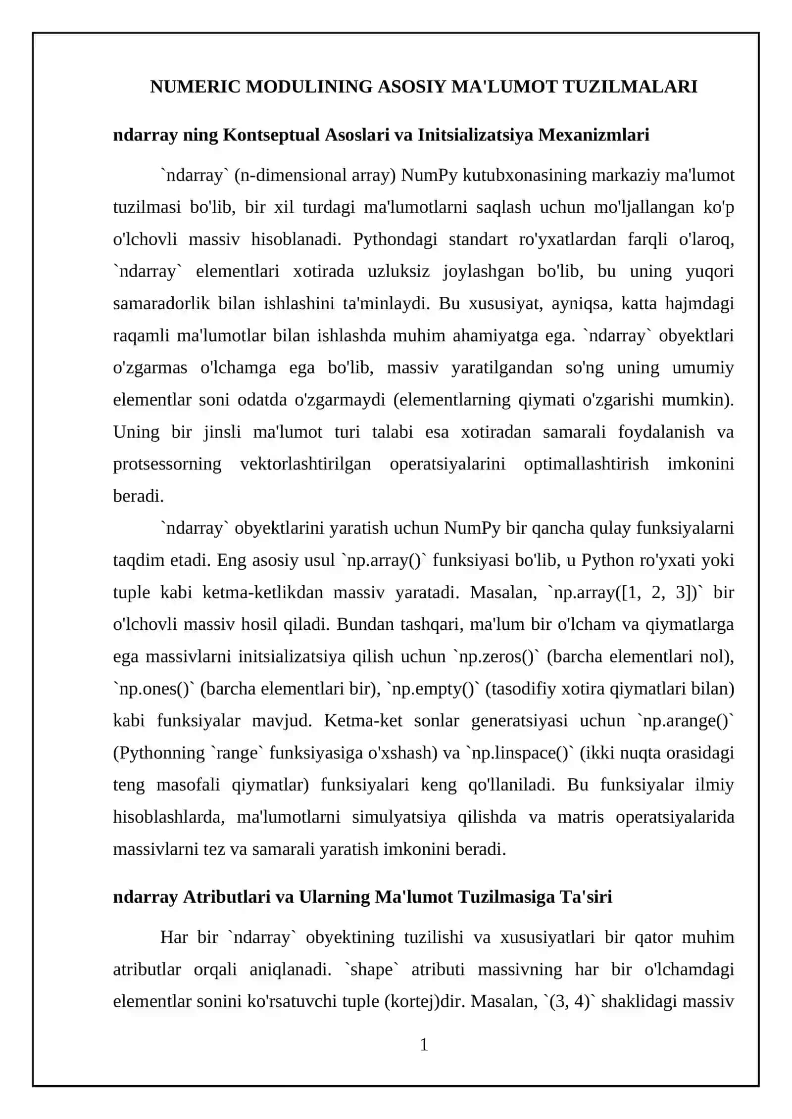 Pythonda Numeric modulidan foydalanish 4