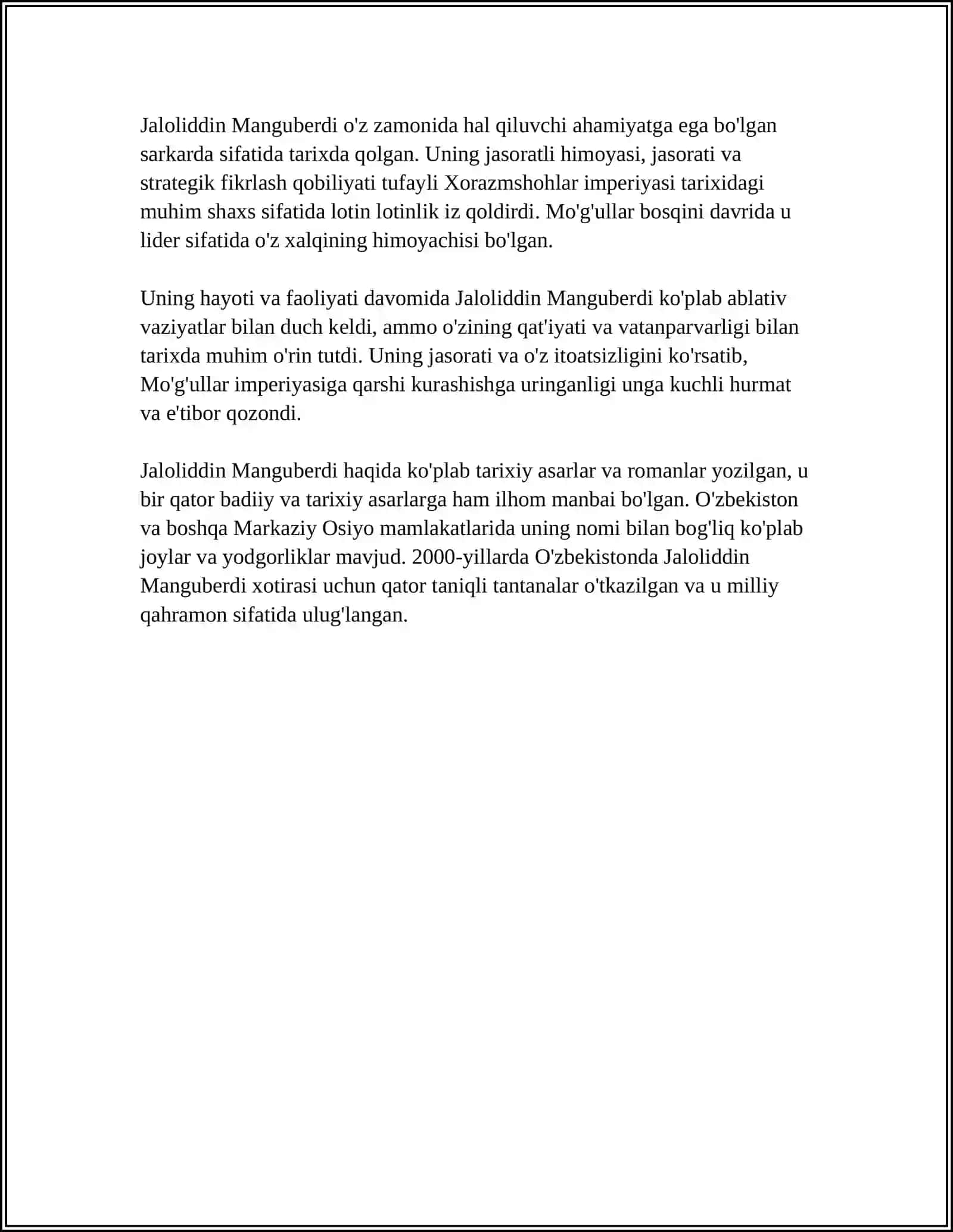 JALOLIDDIN MANGUBERDI VATAN HIMOYACHISI 4