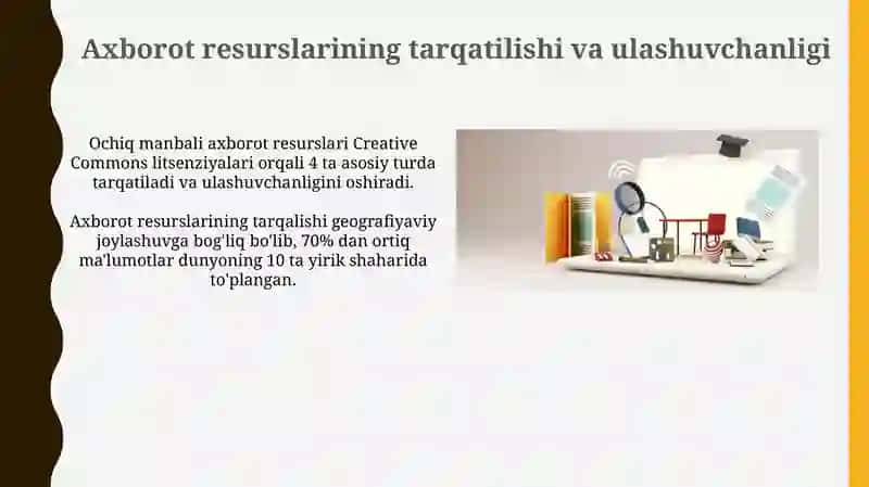 Axborot Resurslari Shakillanishi va Rivojlanish 4
