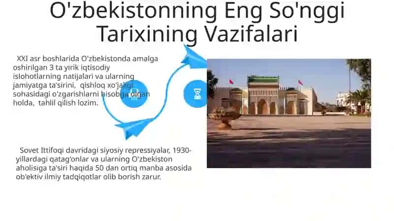 O'zbekistonning Eng So'nggi Tarixining Maqsadlari 4