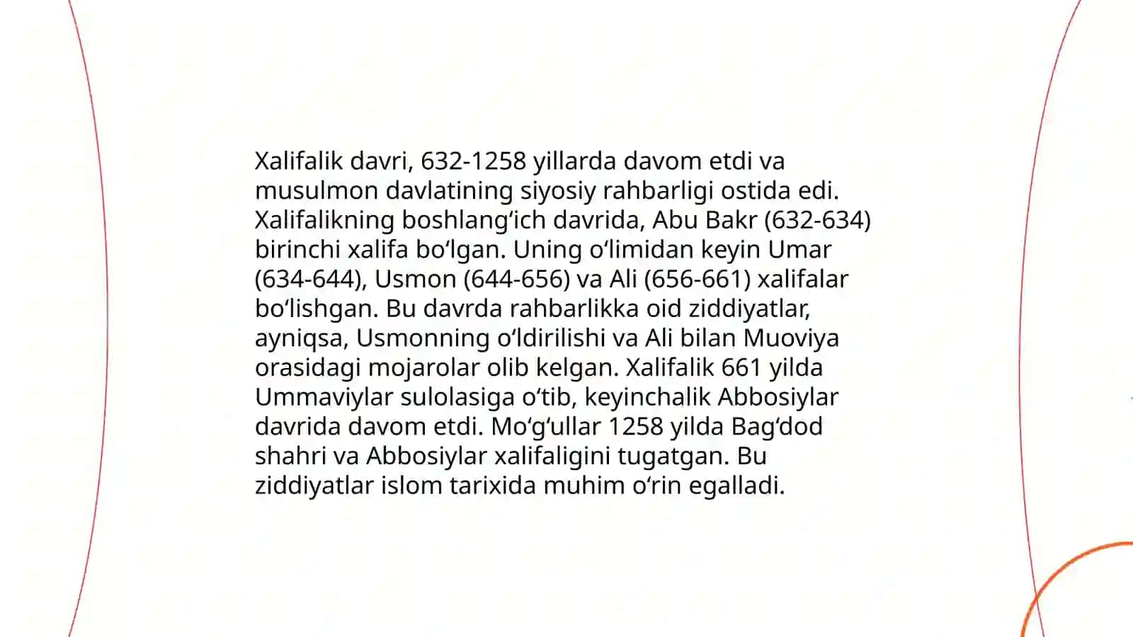 Islom oqimlari va yoʻnalishlarining paydo boʻlishi sabablari, eʼtiqodidagi boʻlinishlari sabablari va oqibatlari 4