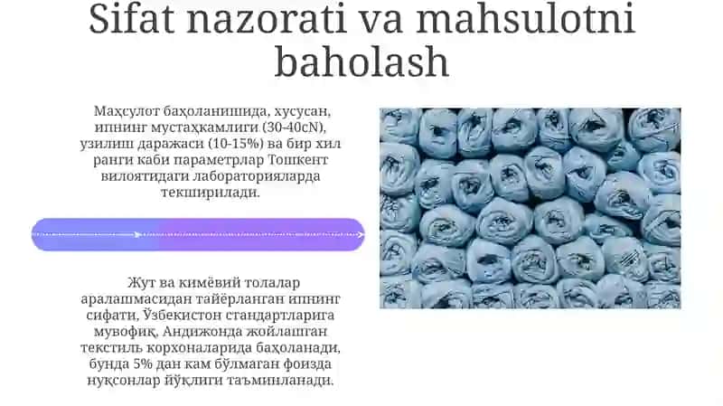 Jute va kimyoviy tolalari 4
