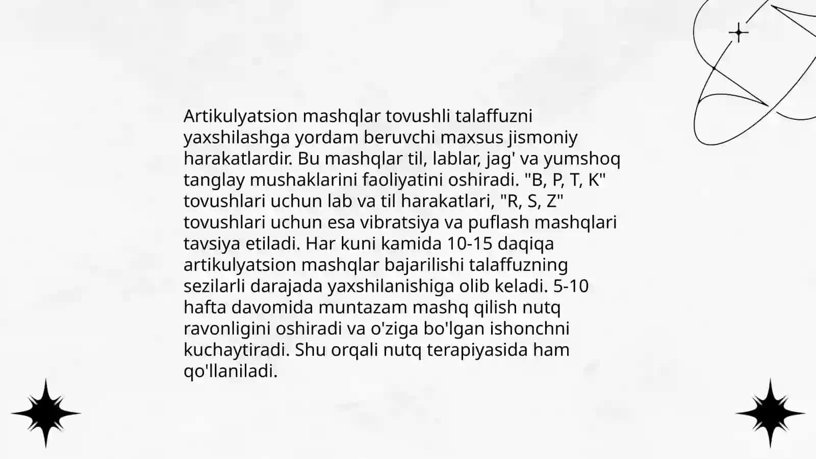 Artikulatsion-gimnastika mashqlarining ahamiyati 4
